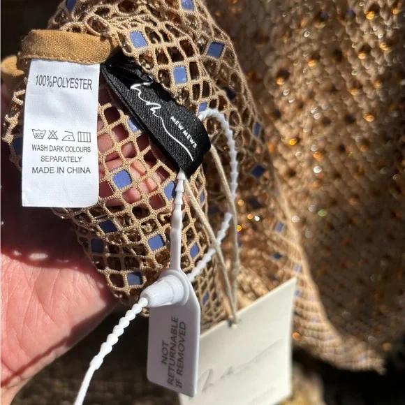 Brand New! Mew Mew Rhinestone Mesh Dress Size Medium - Picture 7 of 16